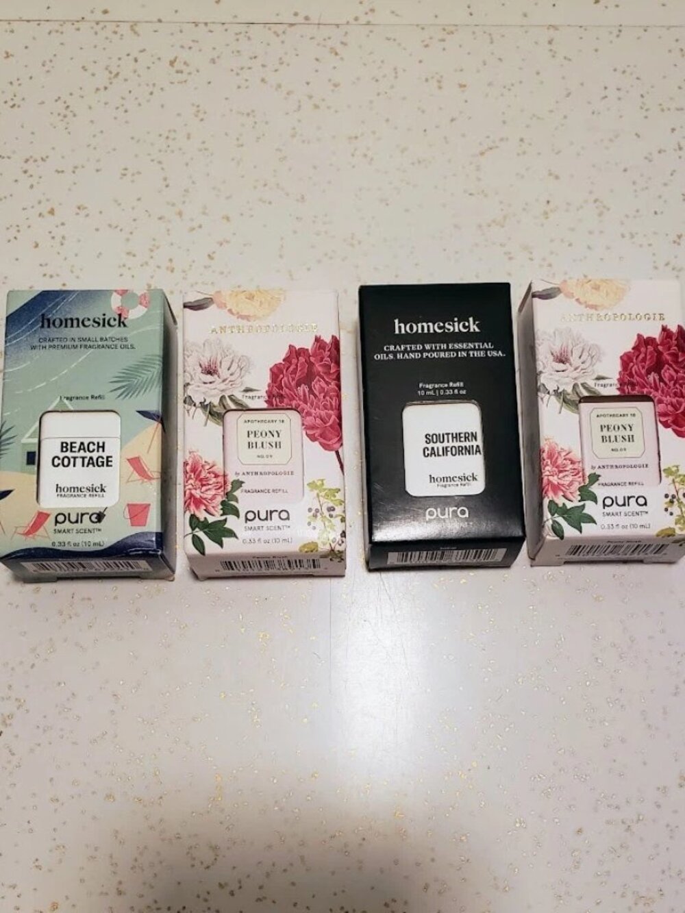 Pura Smart Scent Fragrance Refill Lot (4) - Homesick & Anthropologie New